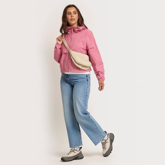 Women’s Spire Valley Cropped Hooded Windbreaker Jacket