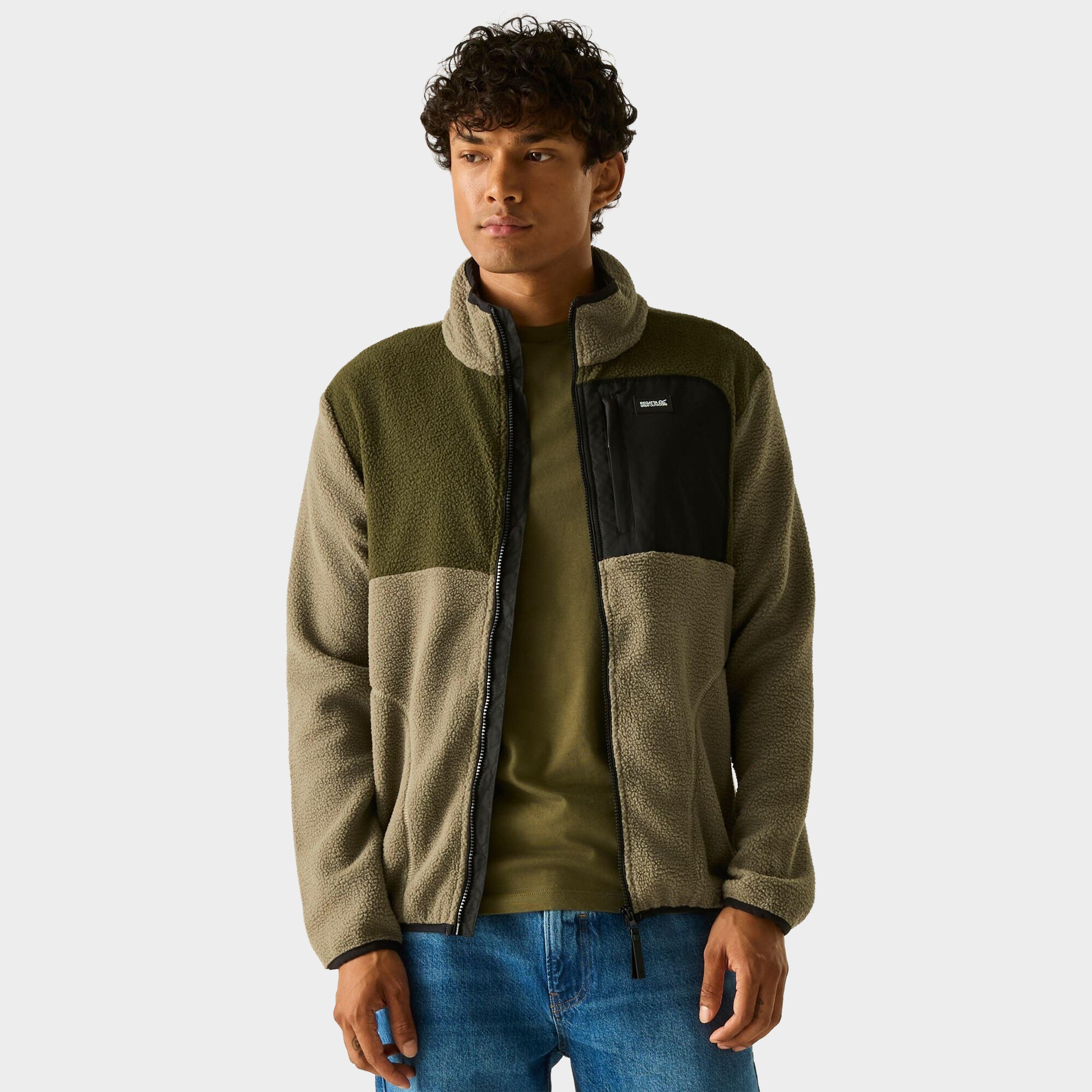 Men's Frankie Borg Colour Block Full Zip Fleece