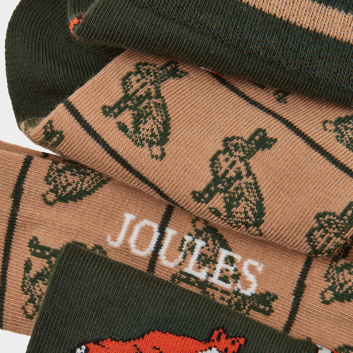 Men's Kingsbury Green Fox Socks 2 Pack