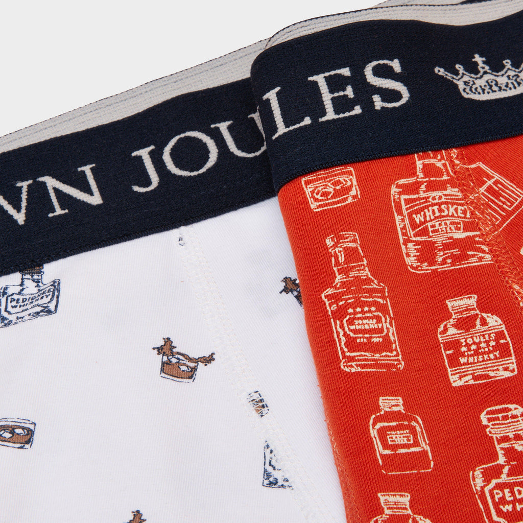 Men's Hare Of The Dog Cotton Jersey Boxer Shorts 2 Pack