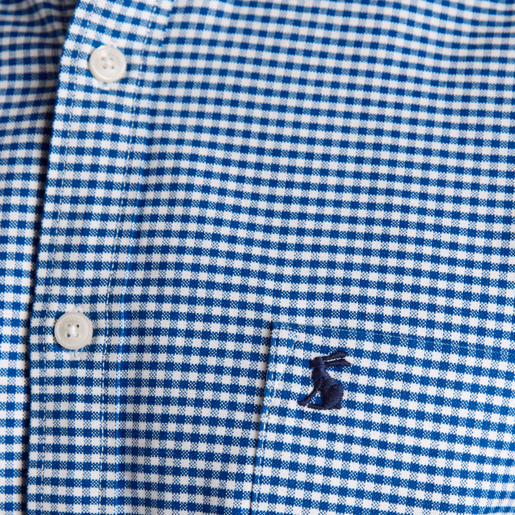 Men's Checked Classic Fit Cotton Oxford Shirt