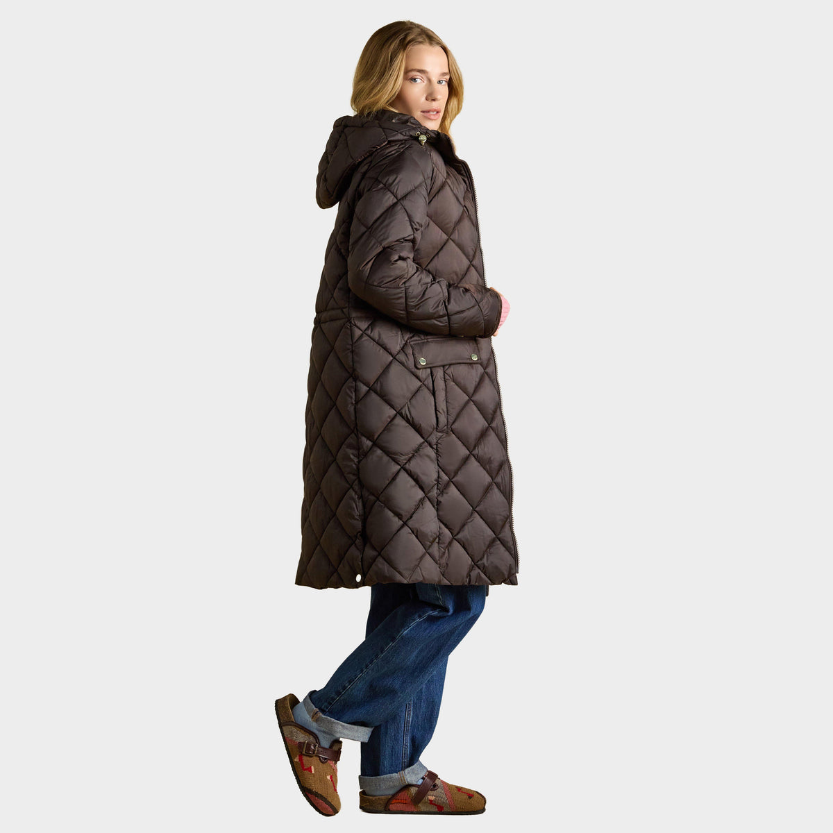 Women's Chessington Showerproof Diamond Quilted Coat