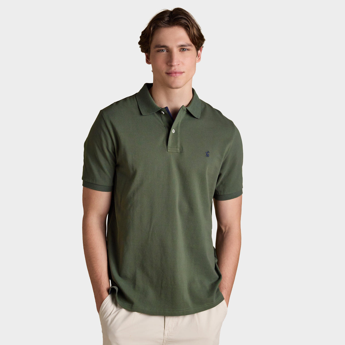 Men's Woody Short Sleeve Cotton Pique Polo Shirt