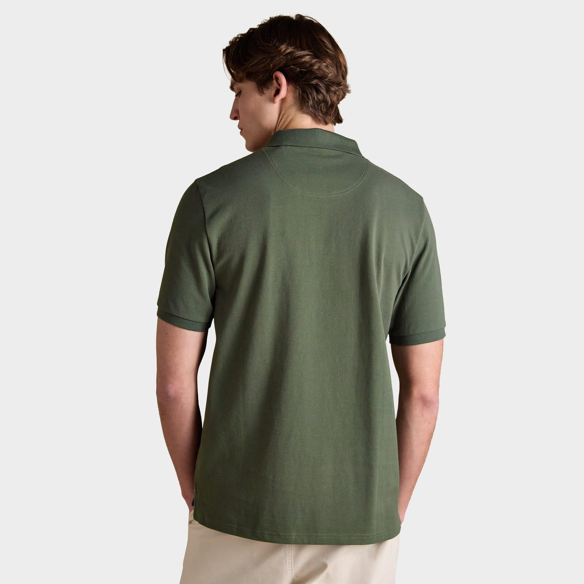 Men's Woody Short Sleeve Cotton Pique Polo Shirt