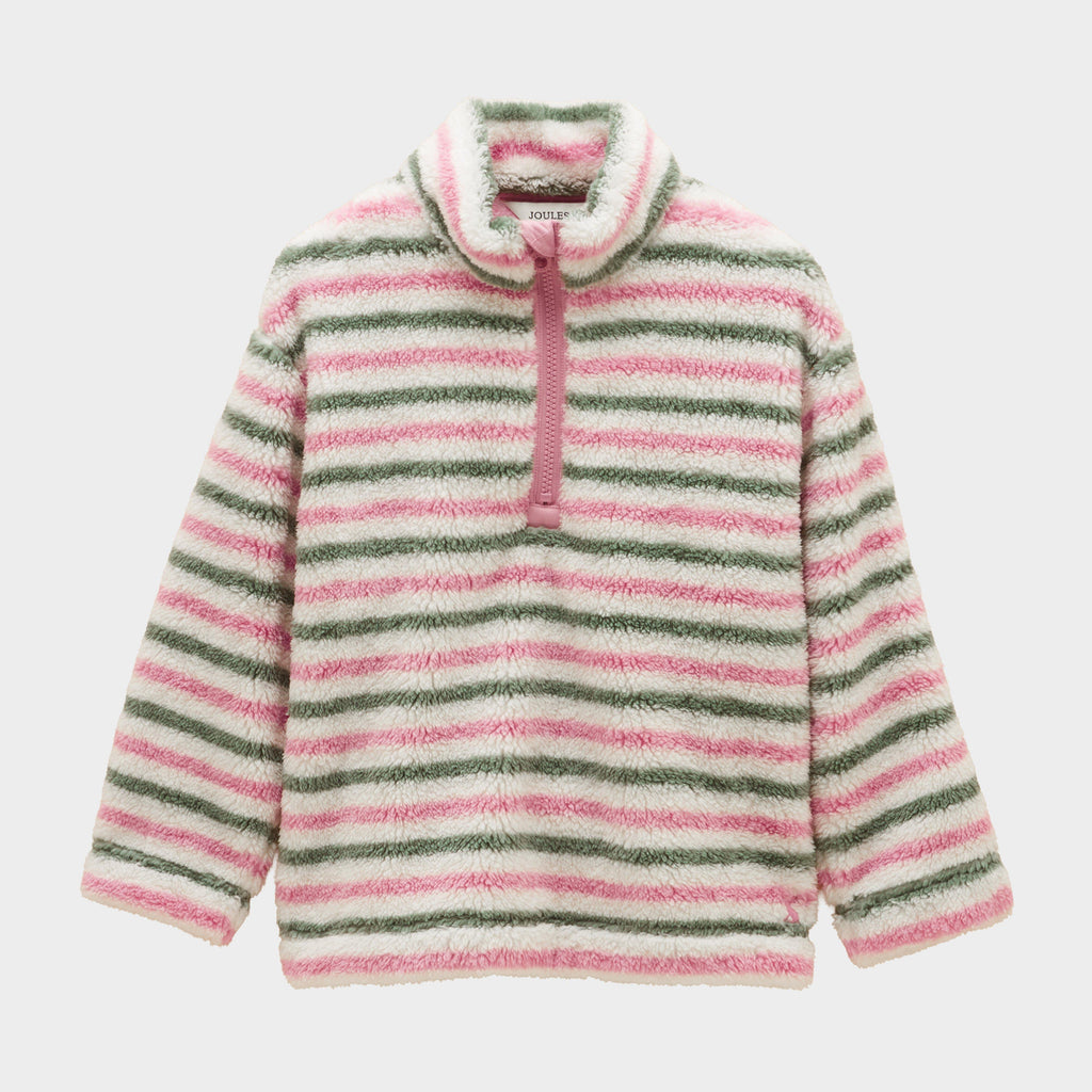 Kids' Woozle Stripe Quarter Zip Fleece