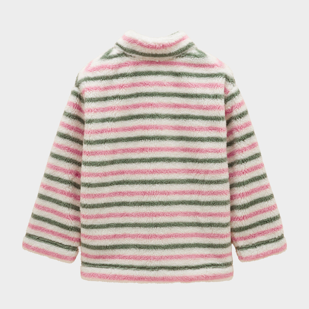 Kids' Woozle Stripe Quarter Zip Fleece