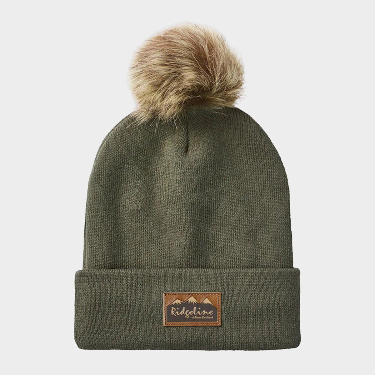 Women's Heritage Fine Knit Bobble Hat Moss