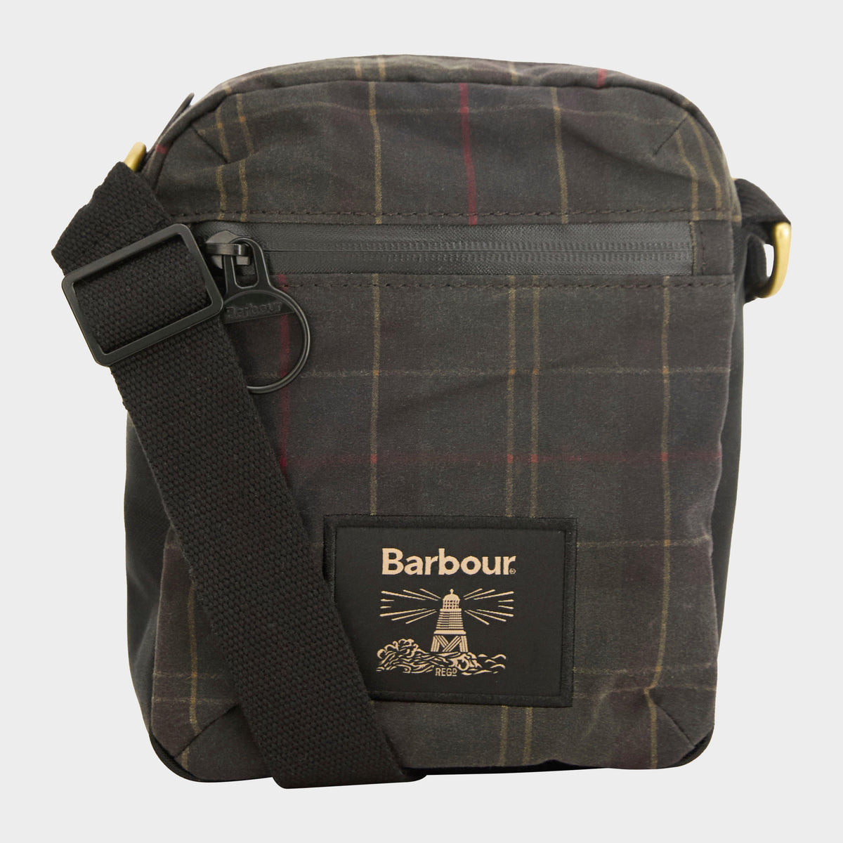Field Tartan Waxed Crossbody Bag
