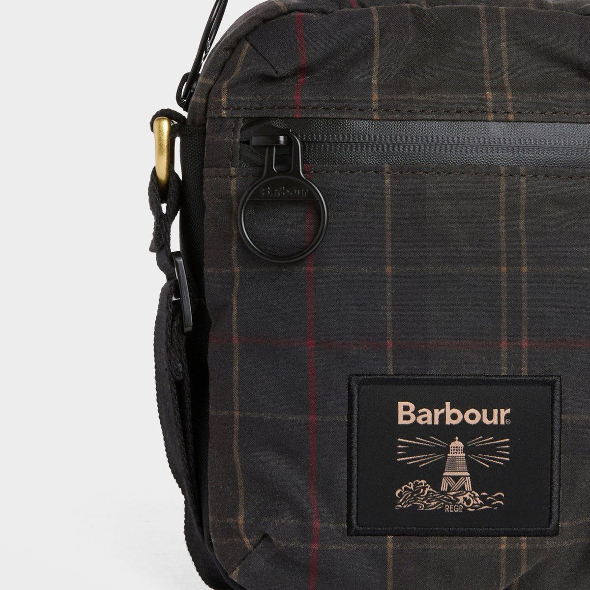 Field Tartan Waxed Crossbody Bag