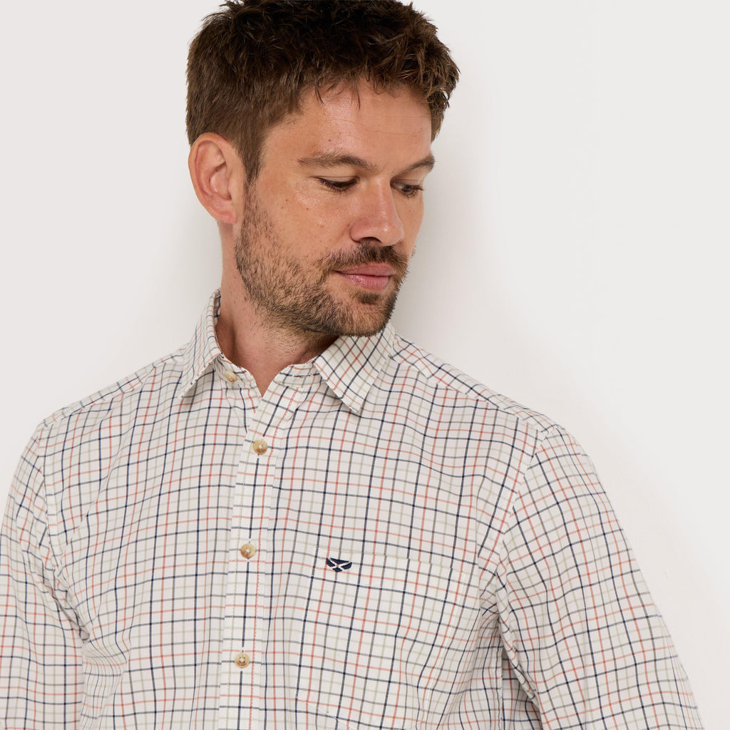 Men's Inverness Cotton Tattersall Shirt