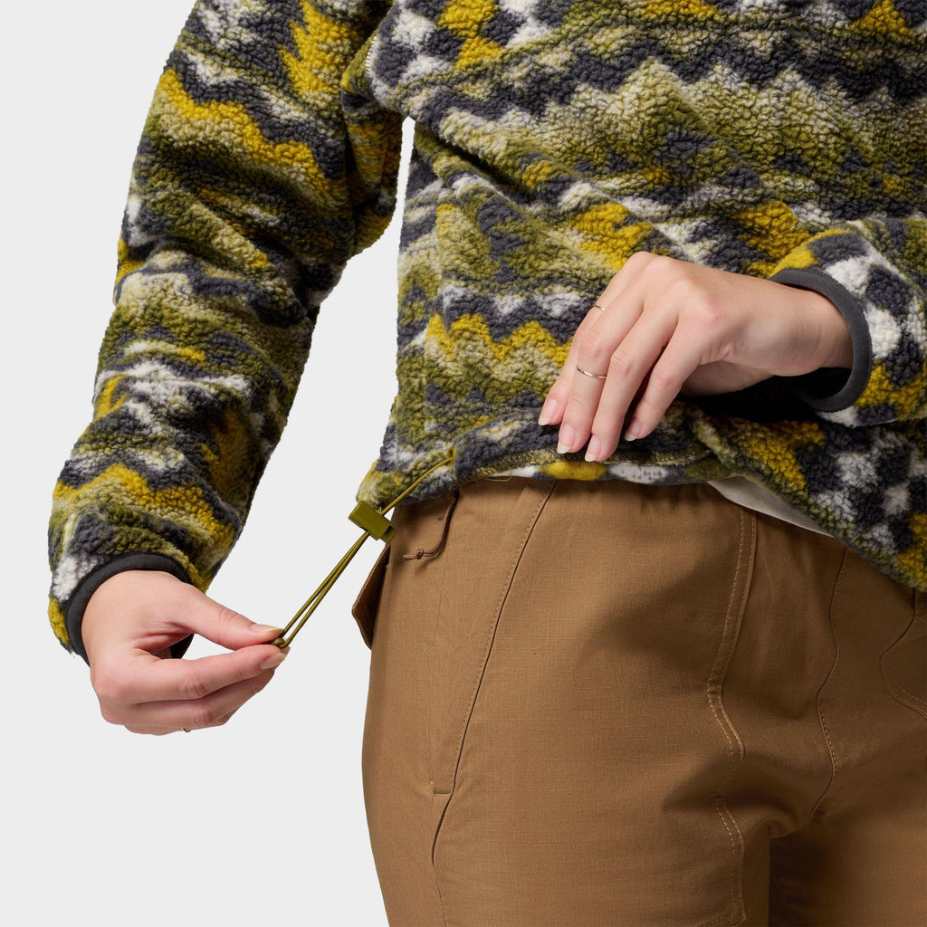 COLUMBIA WMS MIDLAYER-COL W HELVETIA II CRP GRN