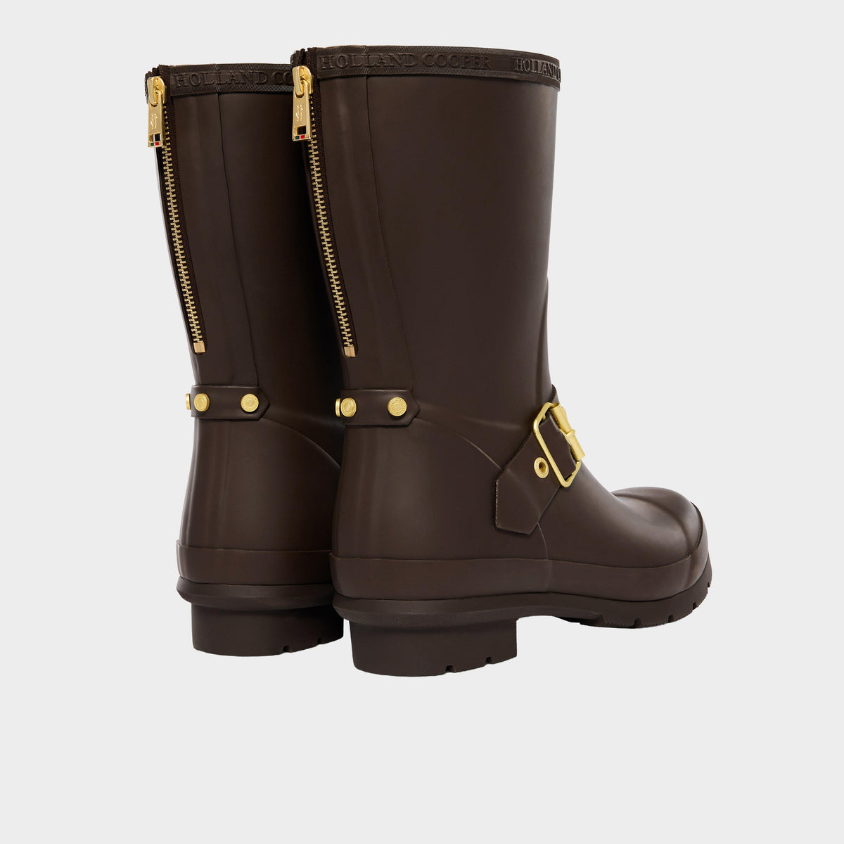 Women's Sherpa Lined Chunky Chelsea Wellington Boots
