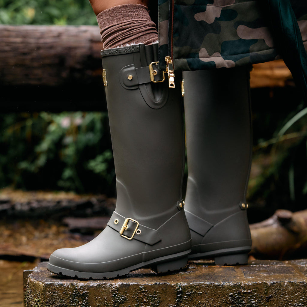 Women's Sherpa Lined Regency Wellington Boots