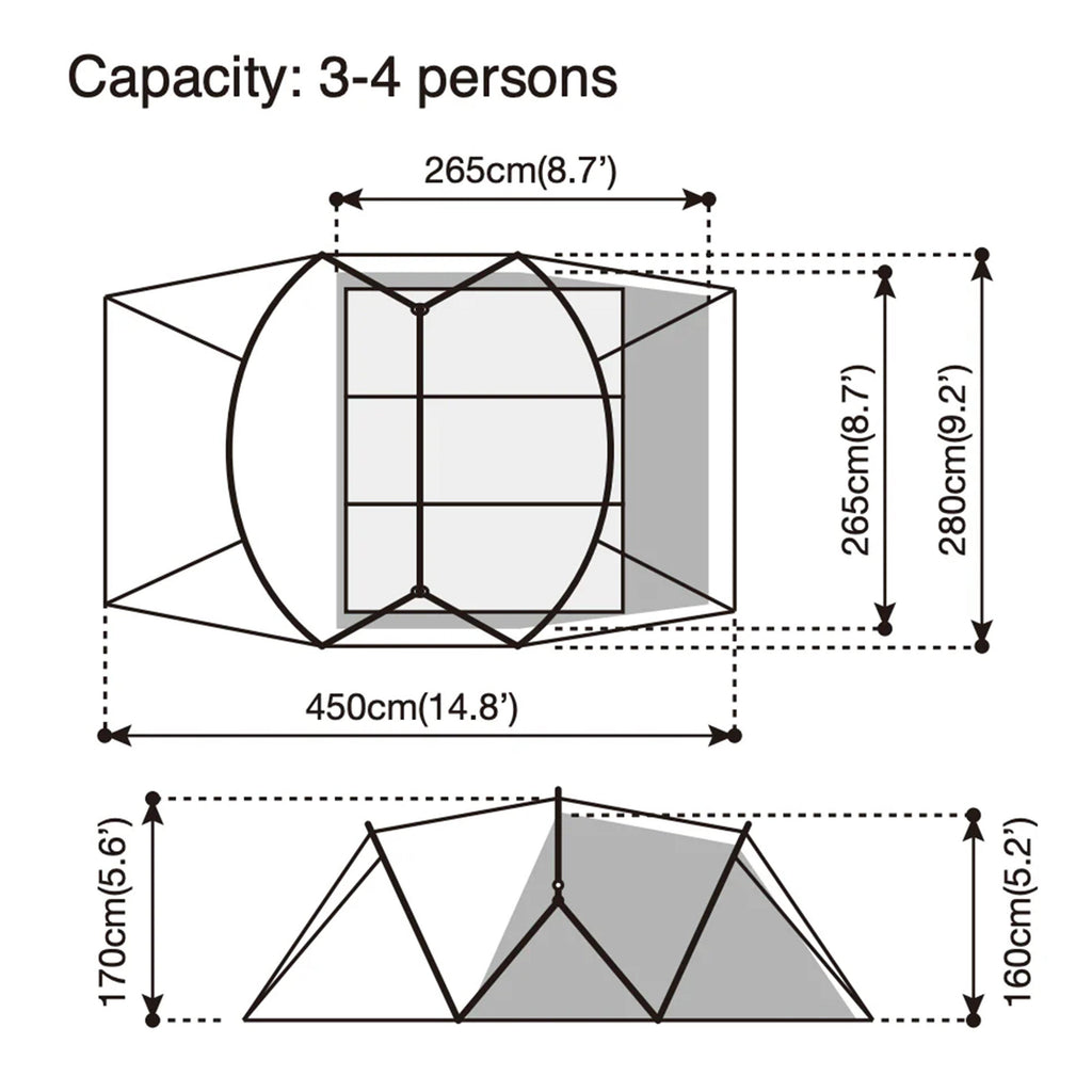 Land Nest Dome Medium Tent