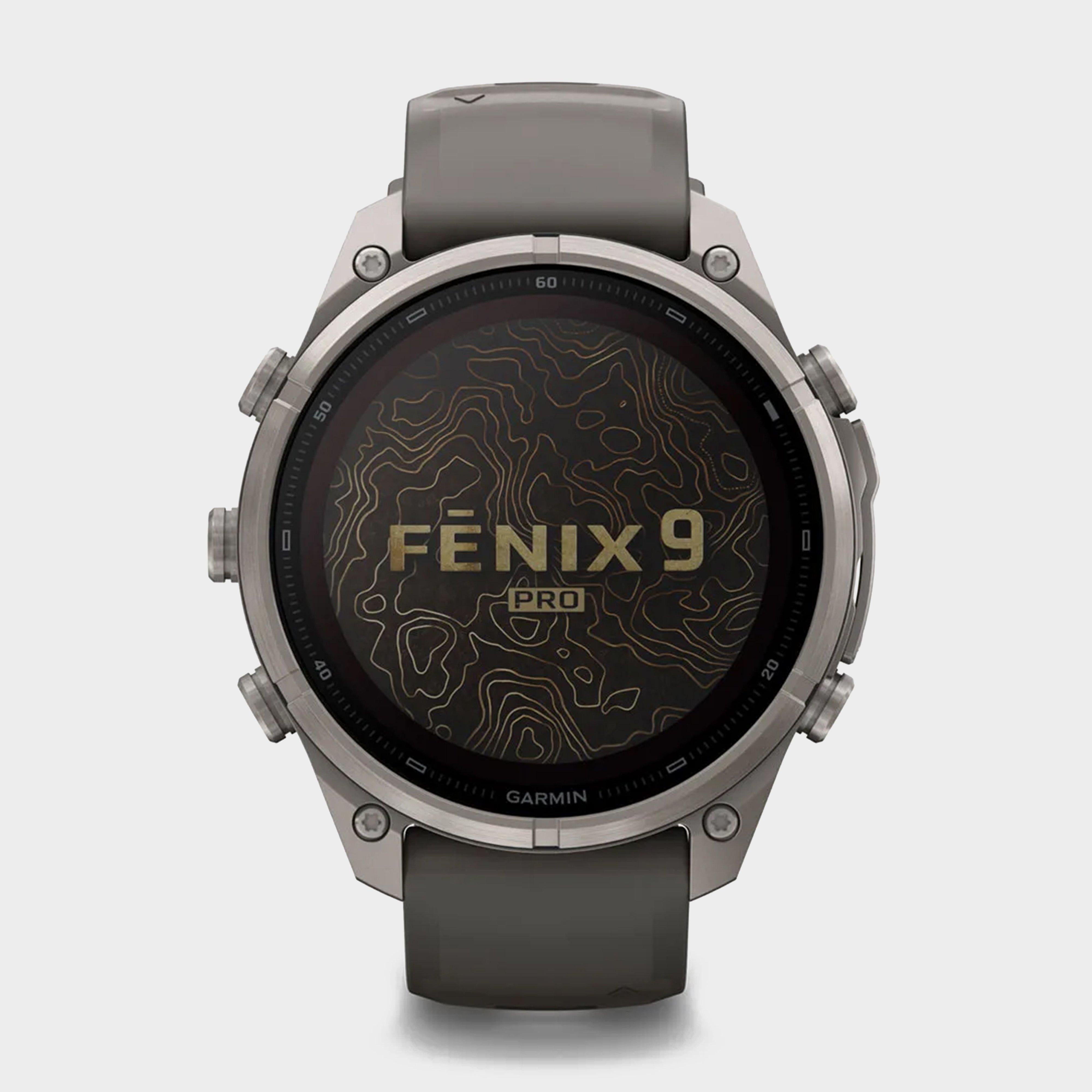 fenix® 9 Pro Solar inReach® 47mm Pebble Grey GPS Multisport Smartwatch